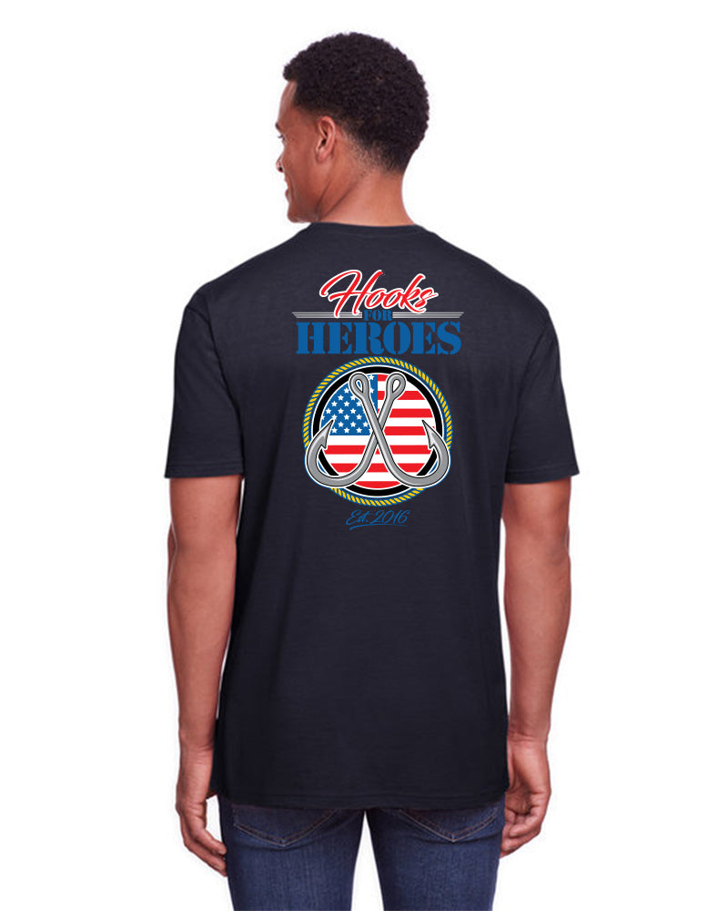 Hooks for Heroes Softstyle Cotton Heroes Short Sleeve Tee