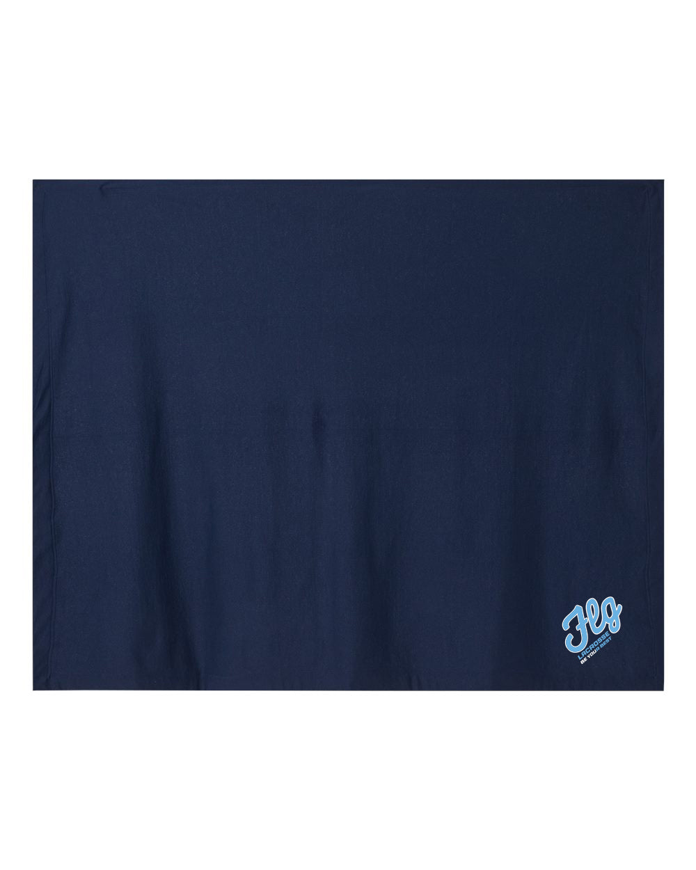 FLG Lacrosse Script 50 x 60 heavy blend stadium blanket
