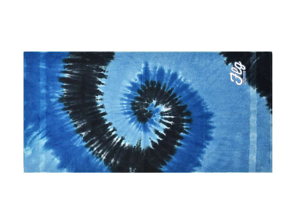 FLG Lacrosse Script Tie-Dye Beach Towel