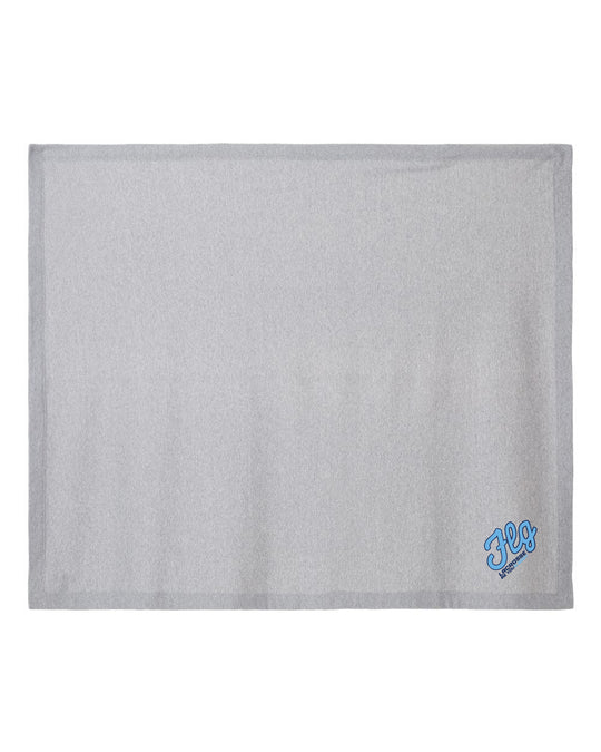 FLG Lacrosse Script 50 x 60 heavy blend stadium blanket