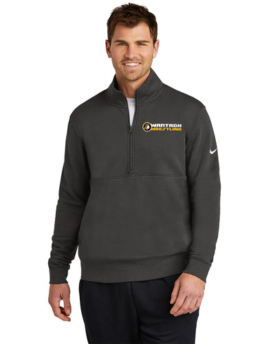 Wantagh Wrestling Embroidered Nike 1/4 Zip Fleece