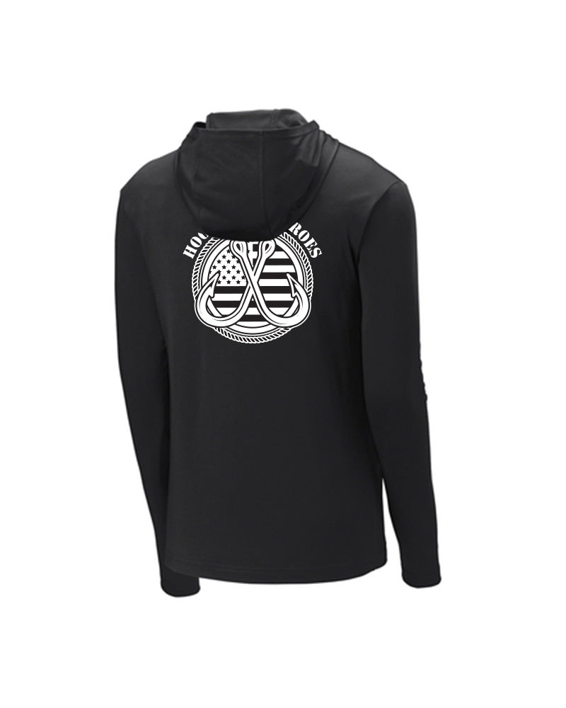 Hooks for Heroes Dri-fit Hooded Pullover