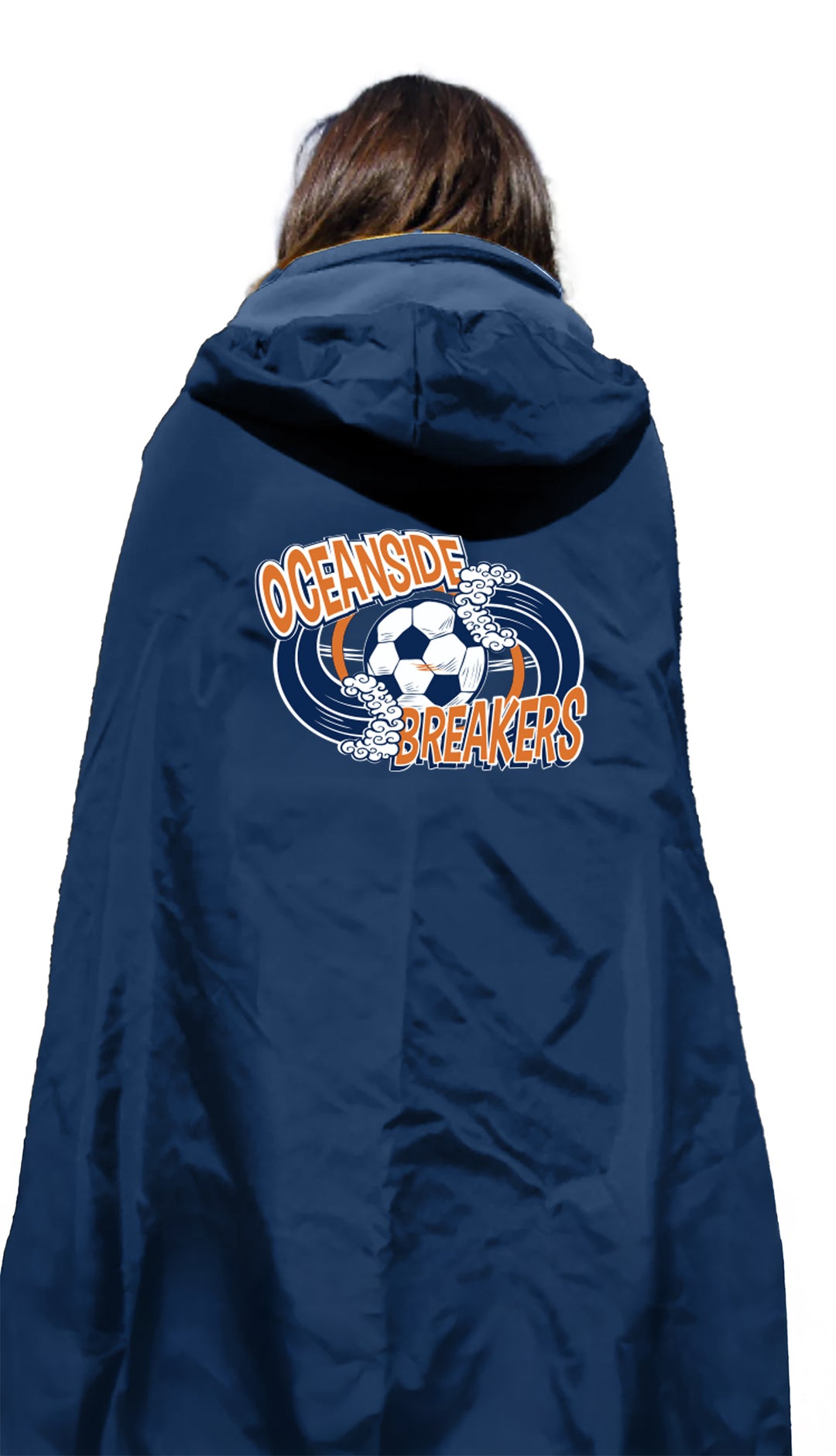 Oceanside Breakers Hooded stadium wrap