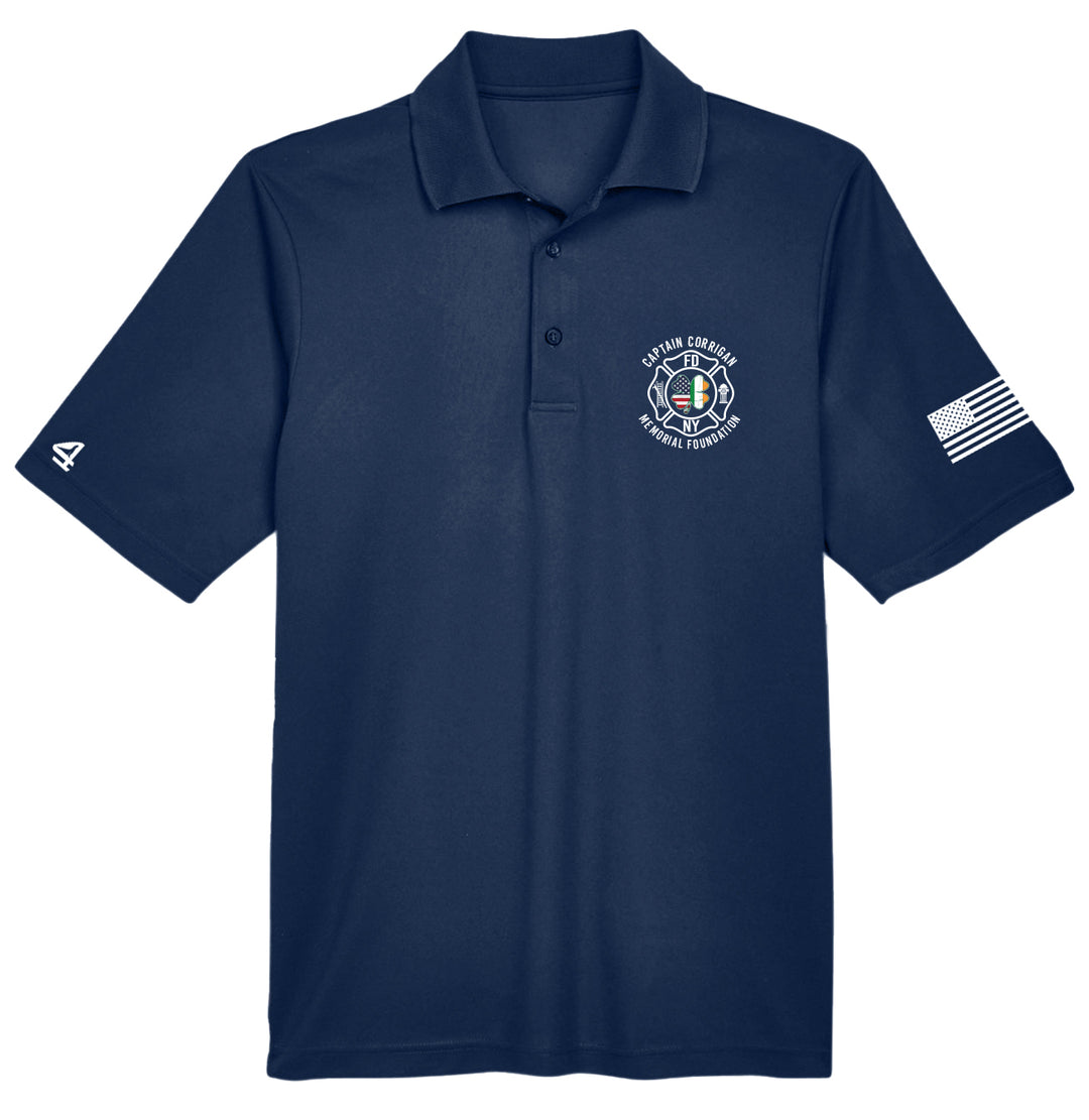 Captain Corrigan Memorial badge Embroidered Polo
