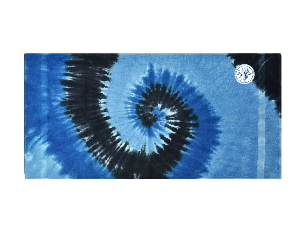 FLG Lacrosse Shield Tie-Dye Beach Towel