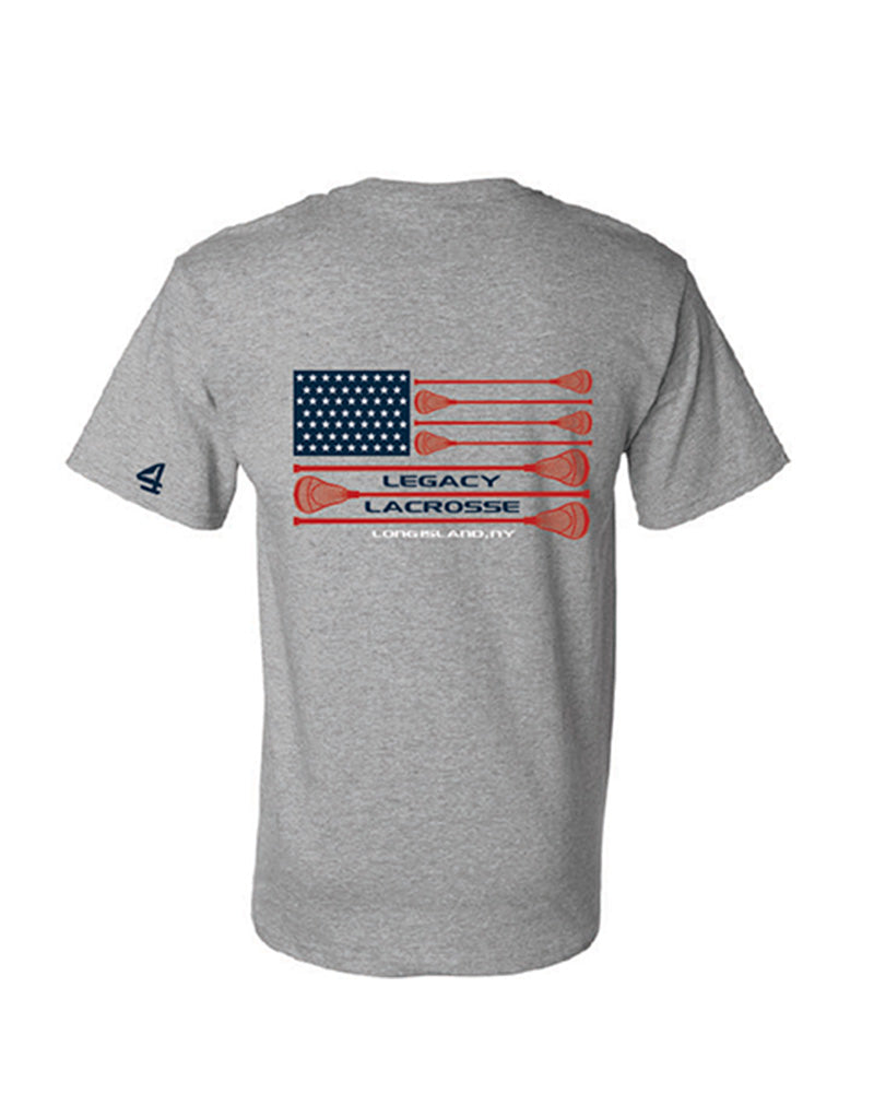 LI Legacy Lax Flag Tee
