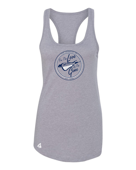 FLG Lacrosse shield ladies Racerback Tank