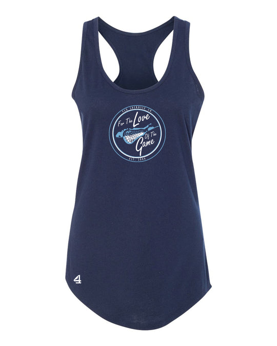 FLG Lacrosse shield ladies Racerback Tank