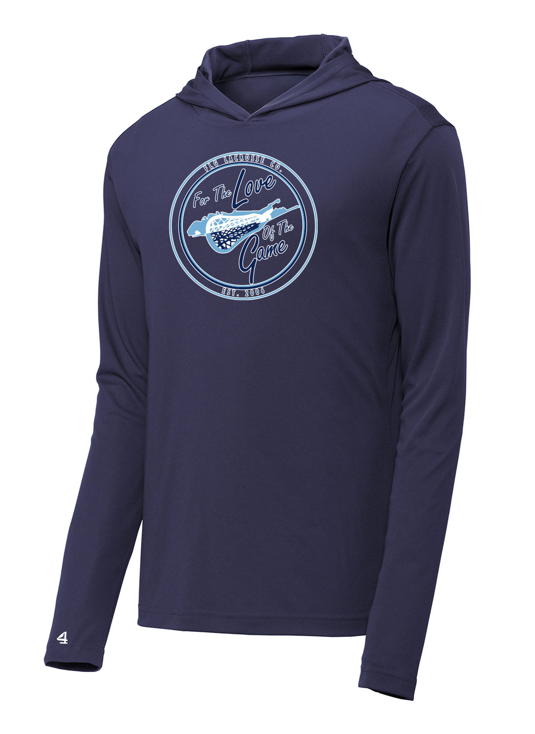 FLG Lacrosse Shield LS Performance Hooded Pullover