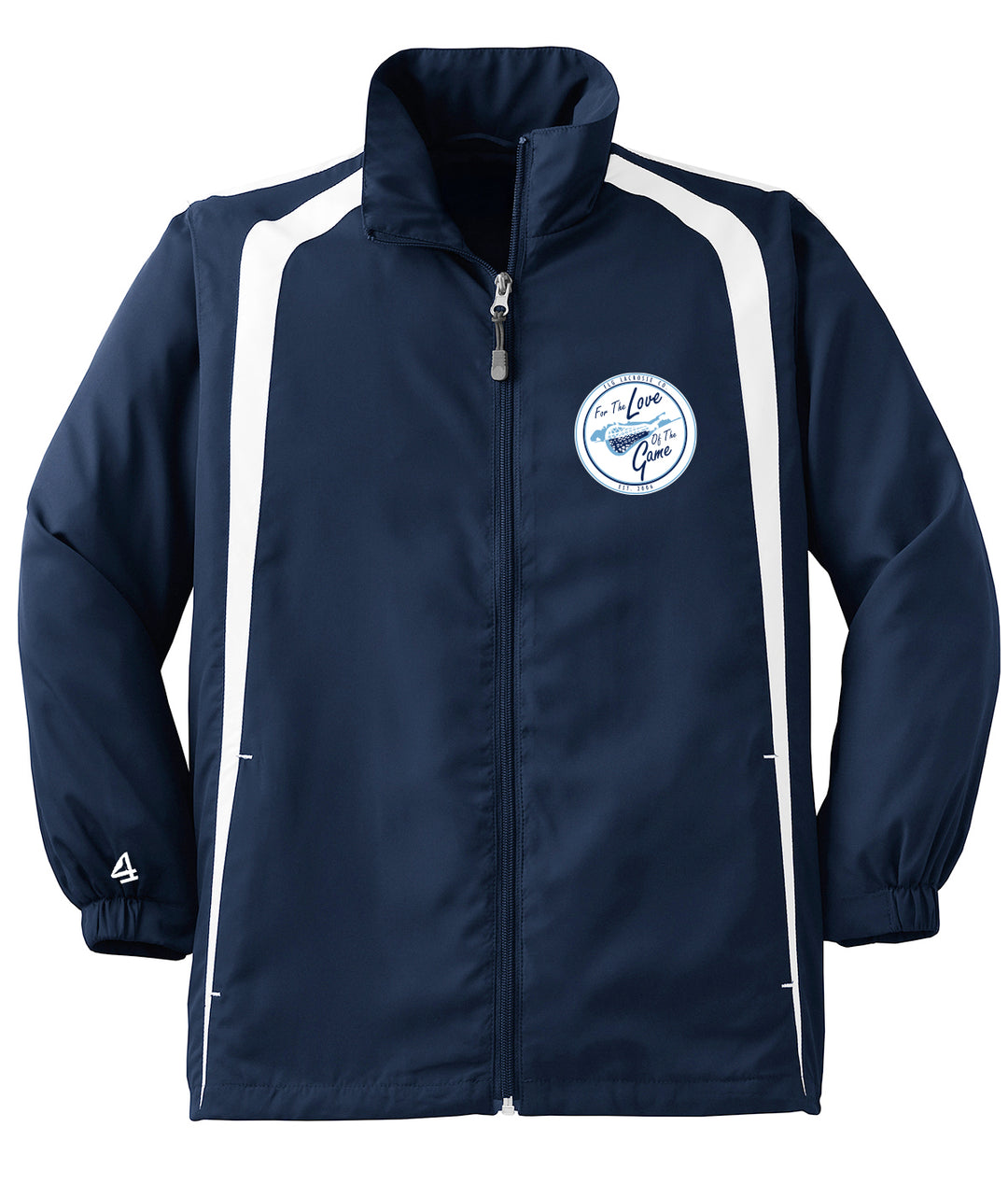 FLG Lacrosse Shield Youth embroidered Raglan Jacket