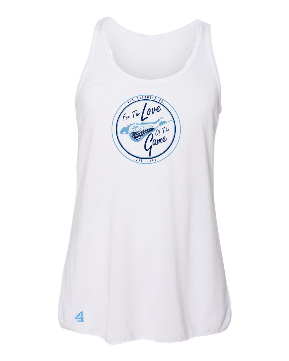 FLG Lacrosse Shield Youth Flow Racerback Tank