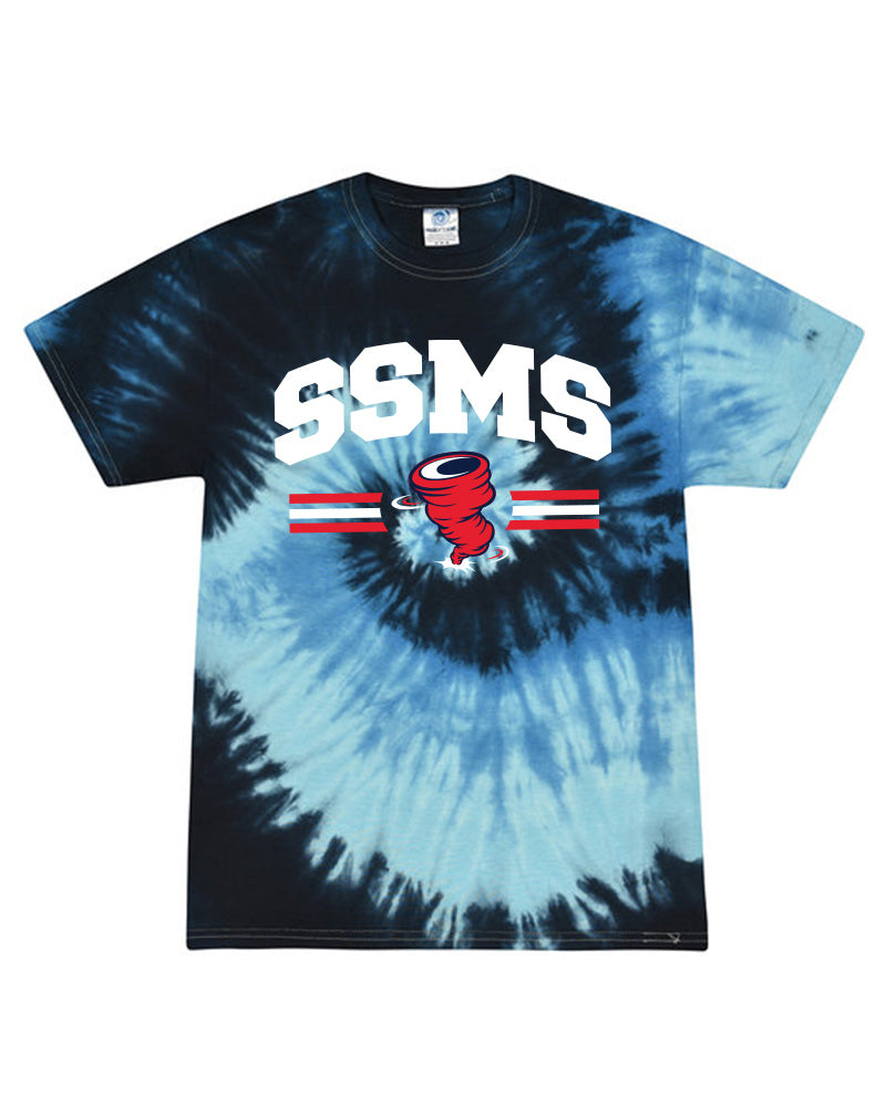 SSMS's Faculty has Team Spirit Tie-Dye Short Sleeve Tees