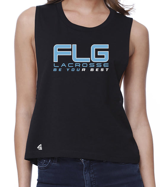 FLG Lacrosse ladies Muscle Crop Shirt