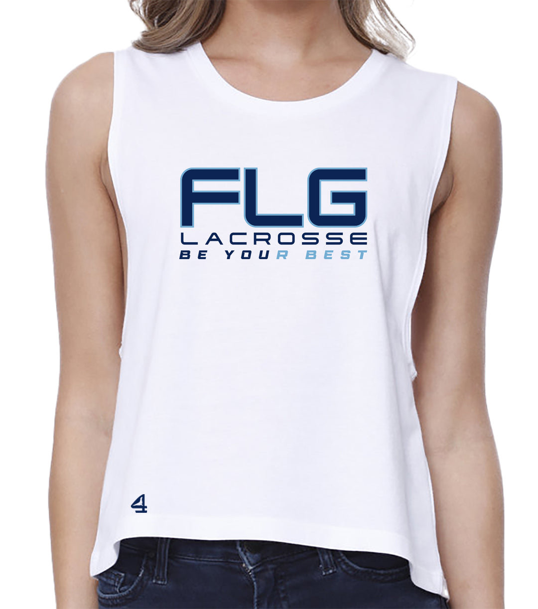 FLG Lacrosse ladies Muscle Crop Shirt