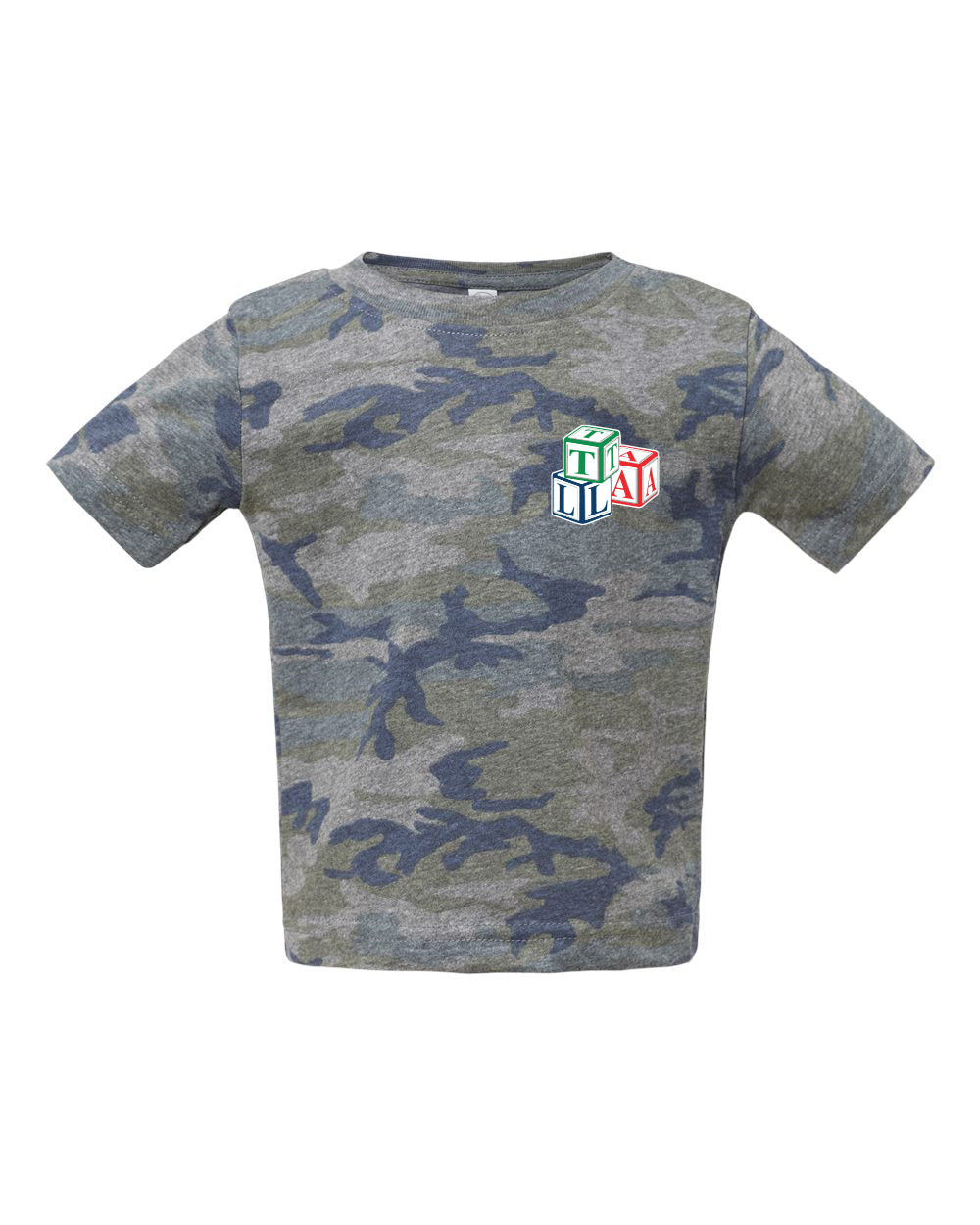 The Learning Academy of St. Mark's Blocks Camo Infant SS Tees