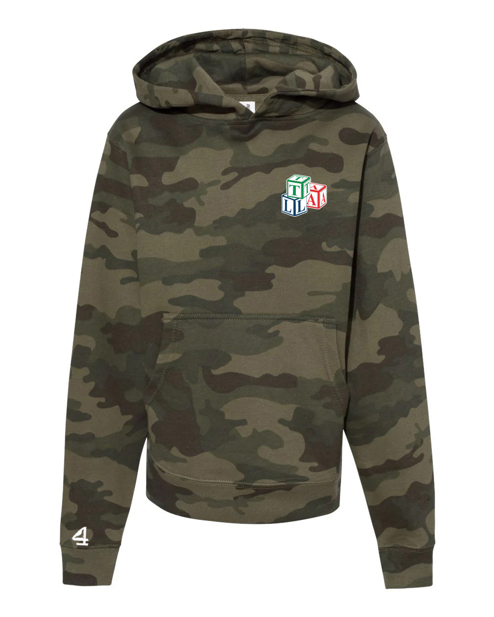 The Learning Academy of St. Mark's Camo YOUTH Hoodie
