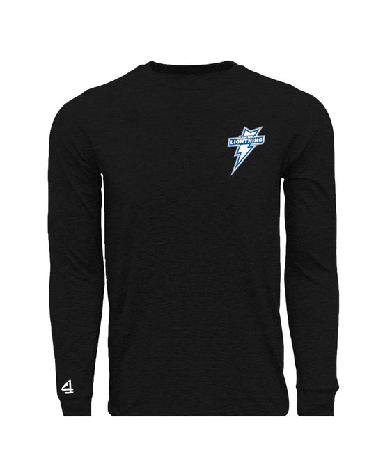 Long Beach Lightning Flag Long Sleeve Cotton Tee