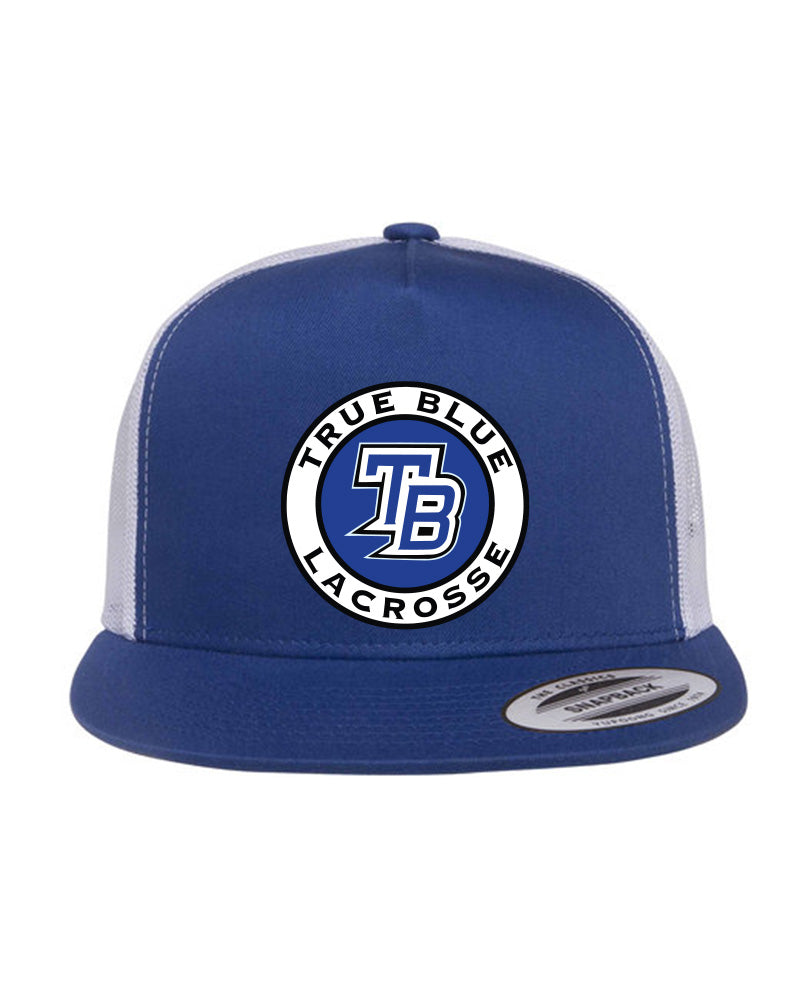 TRUE BLUE Lacrosse Embroidered Trucker Hat