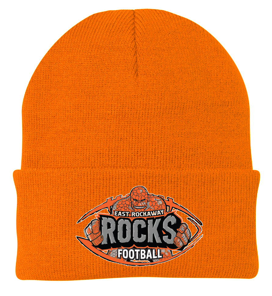 East Rockaway Football  knit cap