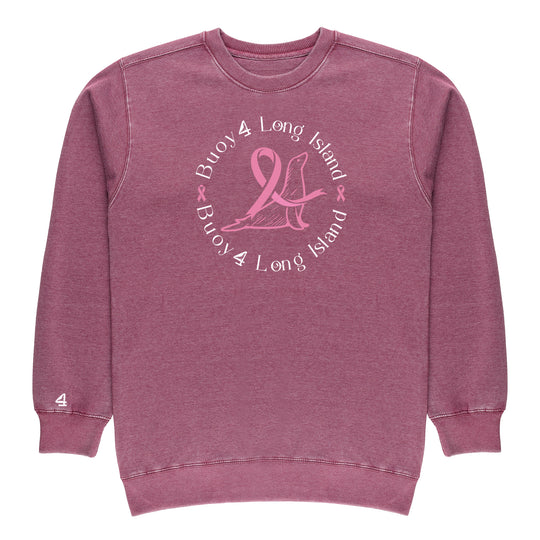 Buoy 4 Breast Cancer Awareness Vintage Crewneck