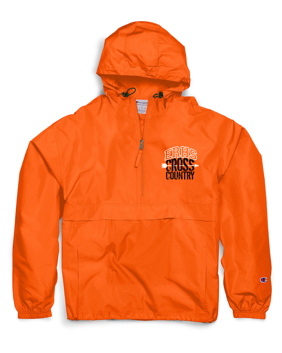 Orange champion windbreaker best sale