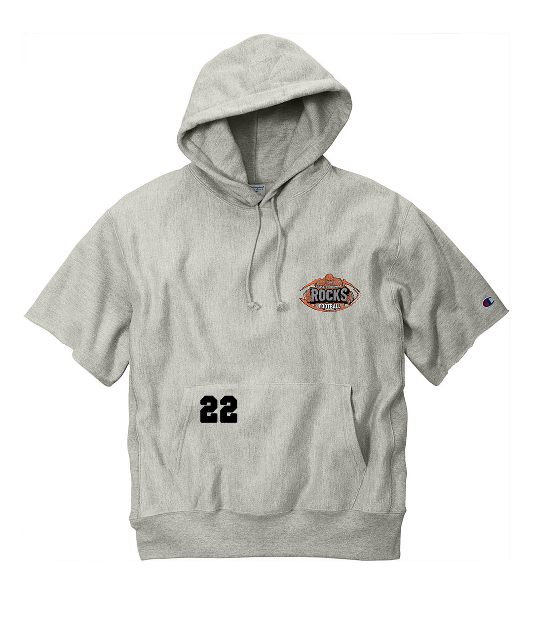 East Rockaway Football Champion short sleeved Hoodie