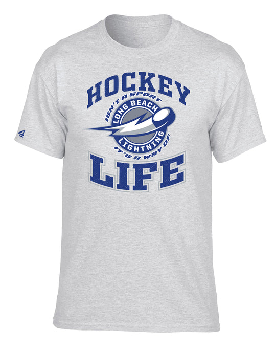 Long Beach Lightning Hockey Life Graphic Tee
