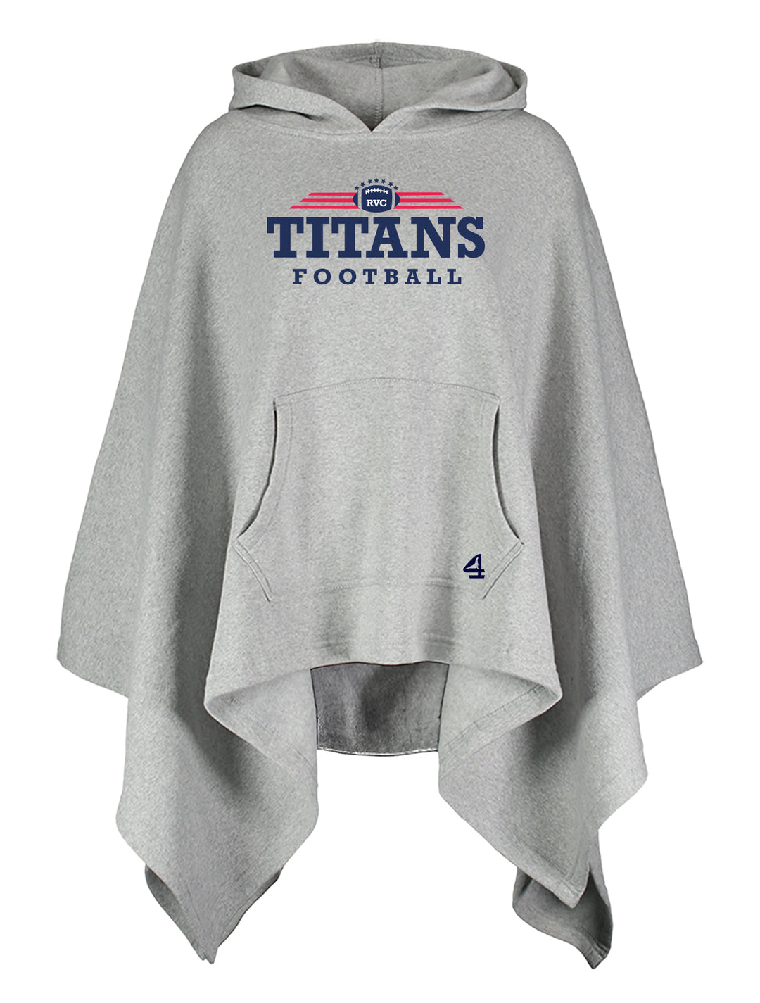 Titans Ladies Fleece Pancho Pull Over