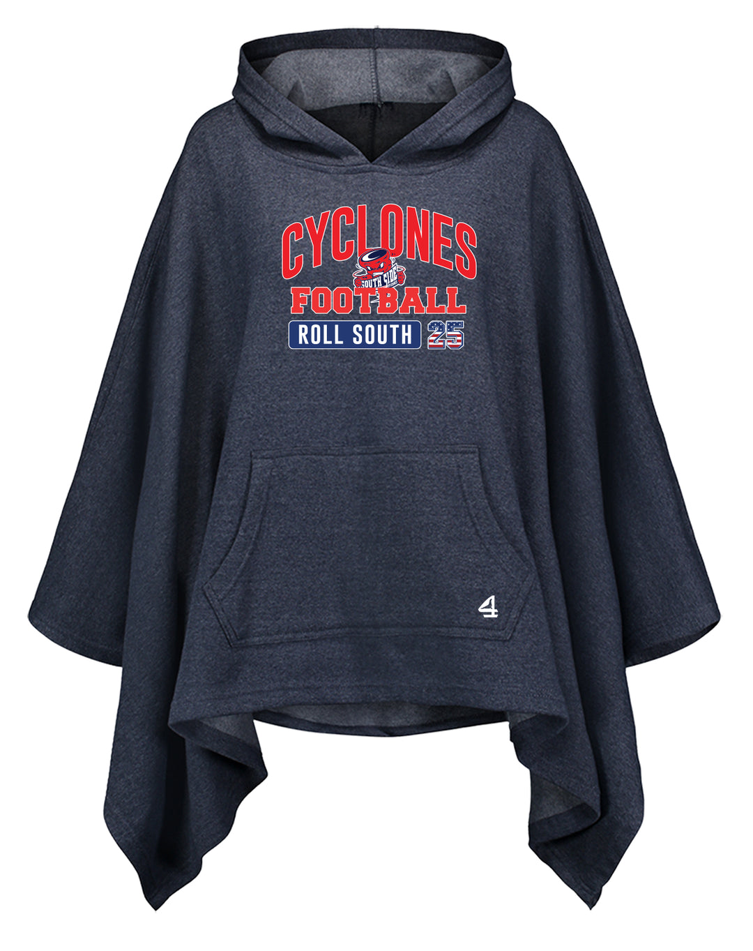 South Side High School Football Poncho