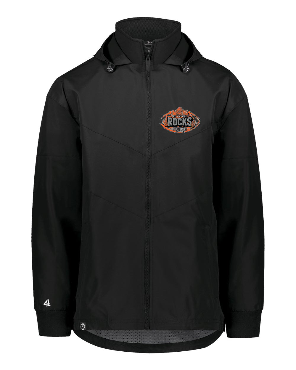 East Rockaway Football Embroidered Hooded Jacket