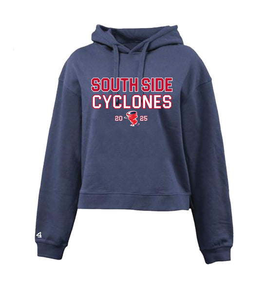 South Side Middle School Cyclones Cropped Hoodie