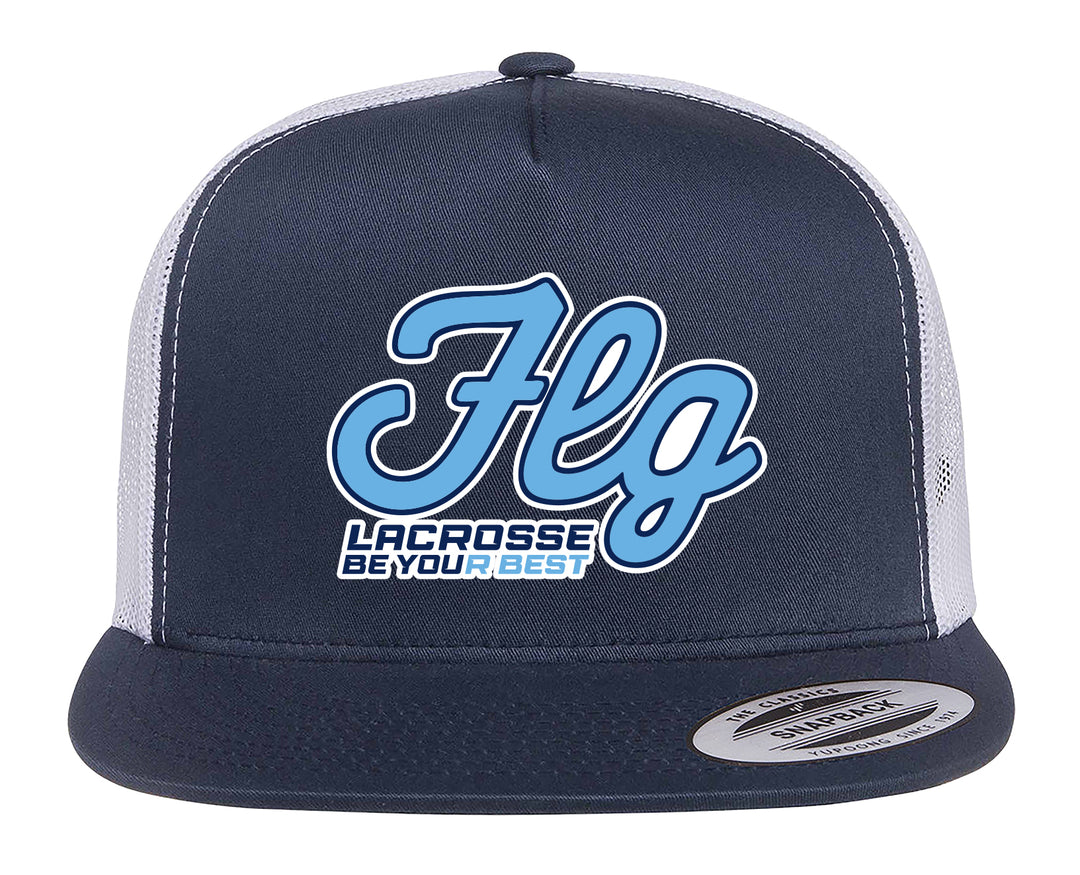 FLG Lacrosse Script Embroidered Trucker Hat