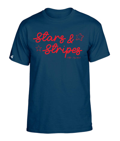 Buoy 4 Stars and Stripes Short Sleeve Graphic Tee