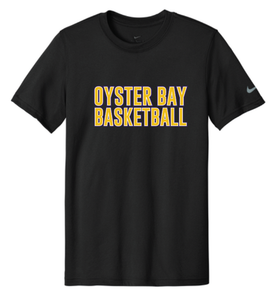 Oyster Bay Basketball Short Sleeve Nike Performance T-shirt