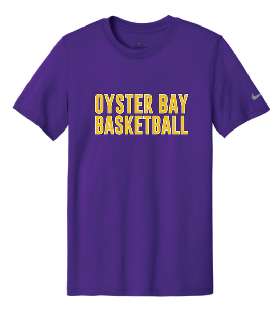 Oyster Bay Basketball Short Sleeve Nike Performance T-shirt