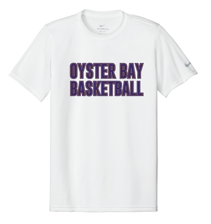 Oyster Bay Basketball Short Sleeve Nike Performance T-shirt