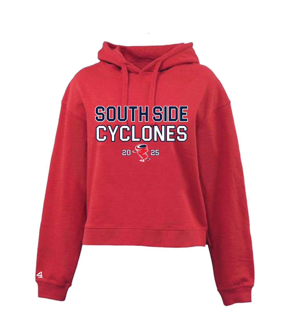 South Side Middle School Cyclones Cropped Hoodie