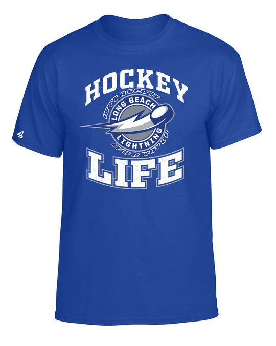 Long Beach Lightning Hockey Life Graphic Tee