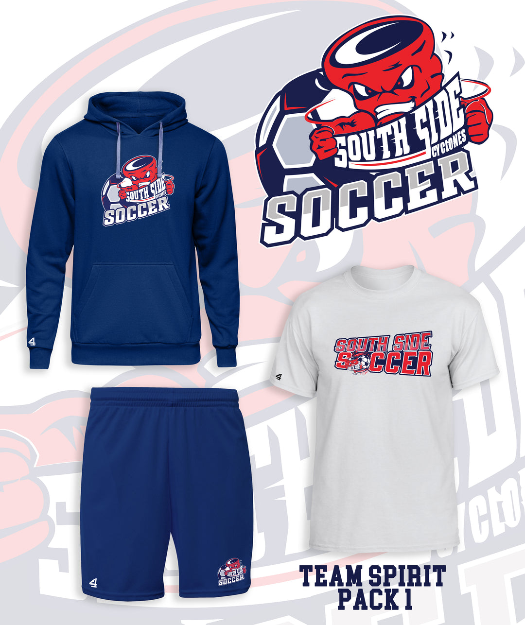 SSHS Cyclones Soccer Team Spirit Pack 1