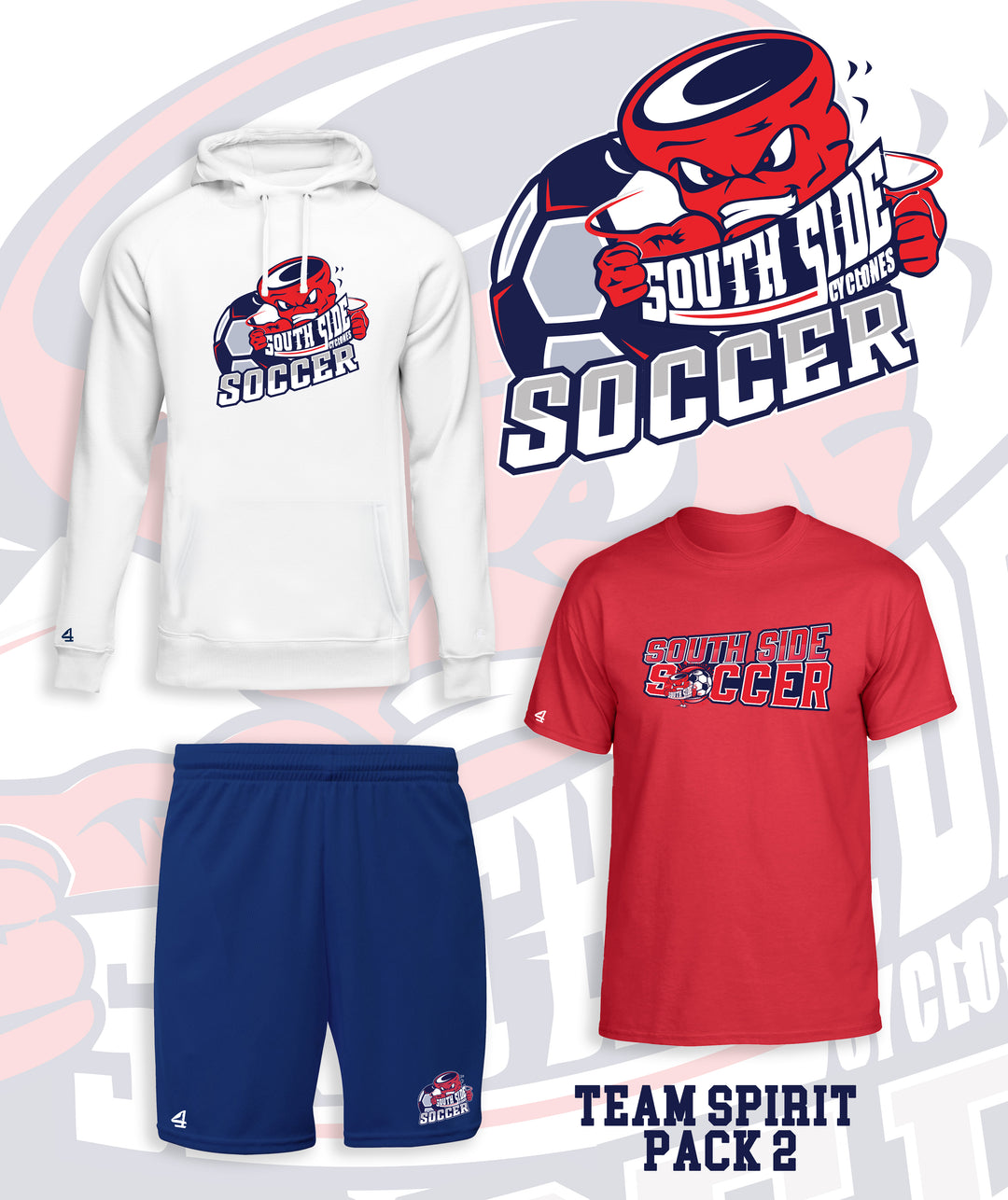 SSHS Cyclones Soccer Team Spirit Pack 2