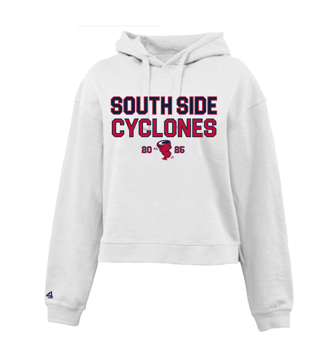 South Side Middle School Cyclones Cropped Hoodie
