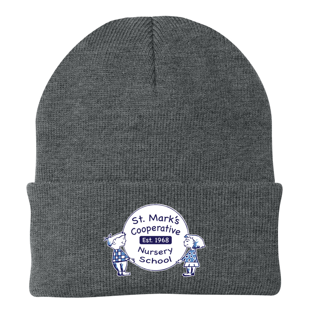 St. Mark's Nursery School Toddler embroidered beanie