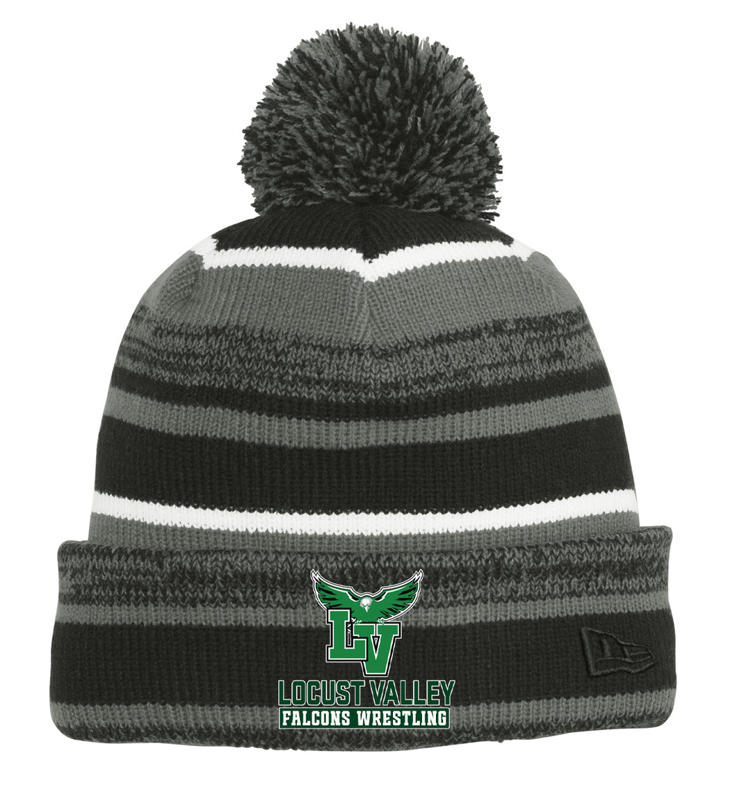 Locust Valley Falcons Wrestling Wrestling Pom Pom Hat
