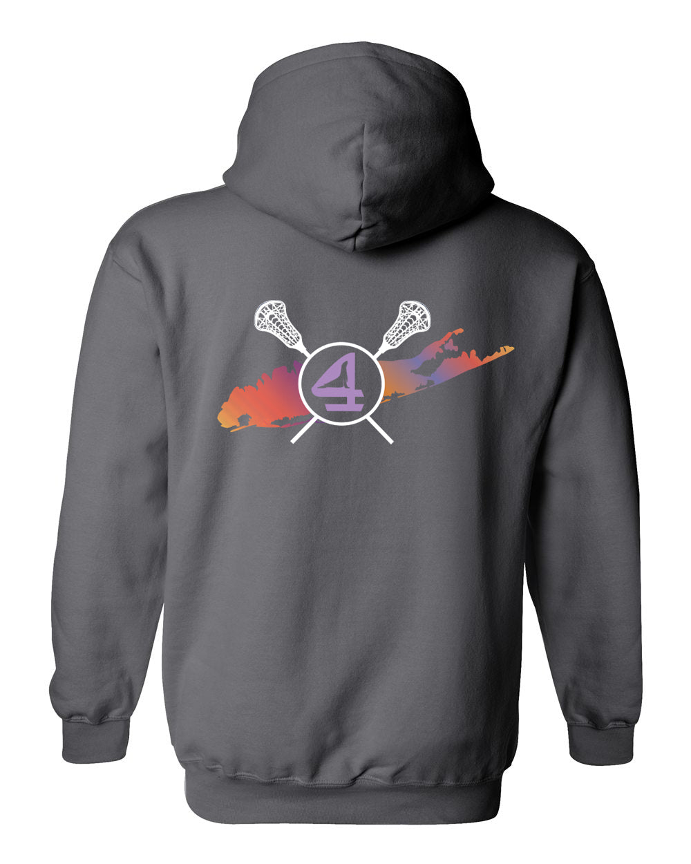 Girl Lax Island Heavy Weight Hoodie