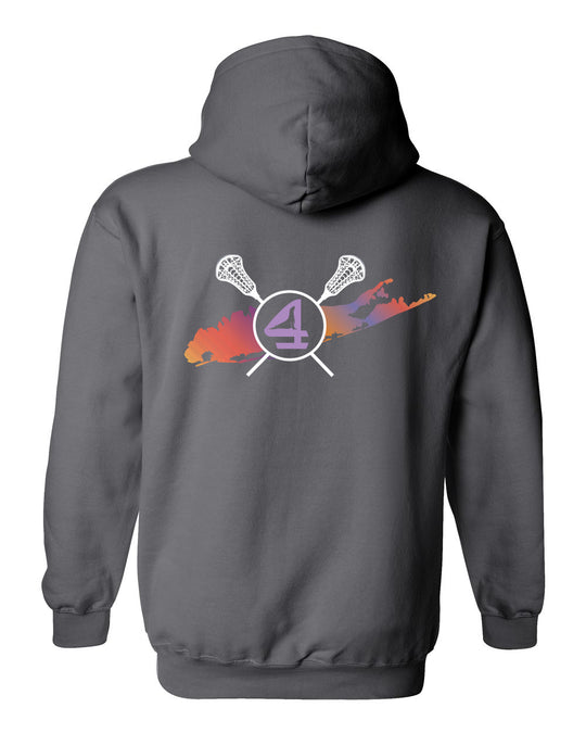 Girl Lax Island Heavy Weight Hoodie