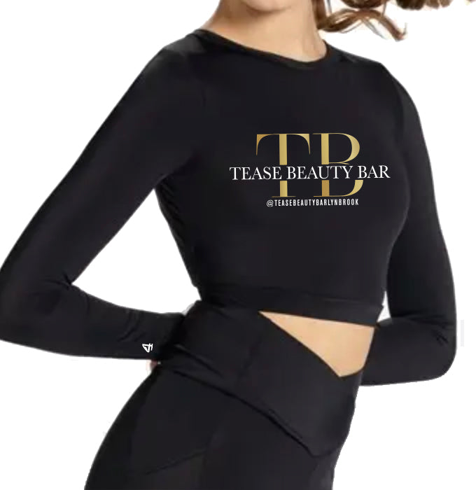 Tease Beauty Bar Youth Cropped Long Sleeve