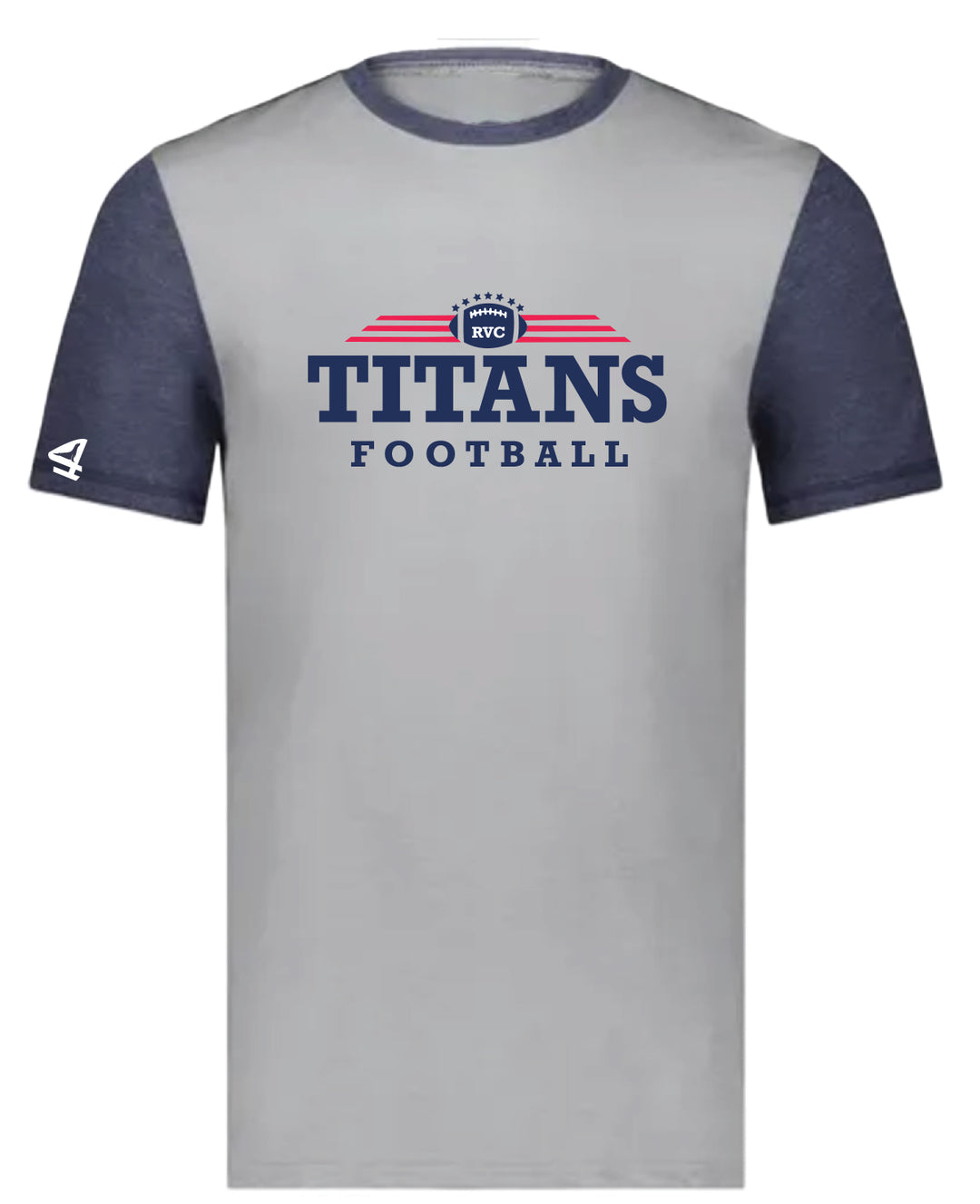 Titans Football Vintage Ringer Tee