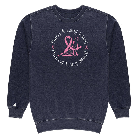 Buoy 4 Breast Cancer Awareness Vintage Crewneck