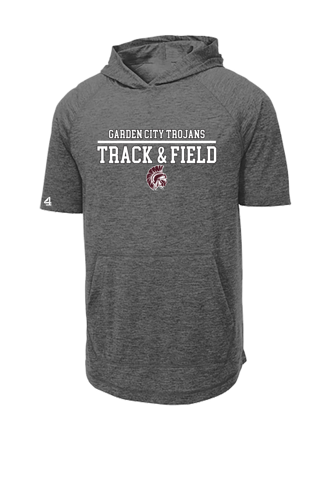 Garden City Track and Field Men's SS Tri-blend Hoodie