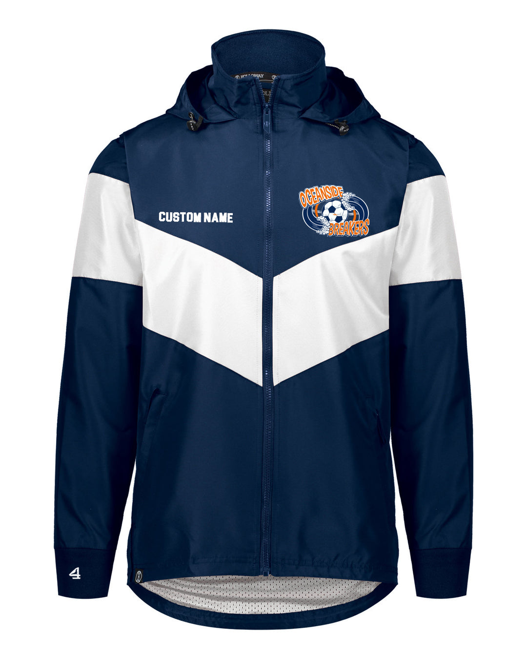 Oceanside Breakers Full-Zip Embroidered Jacket